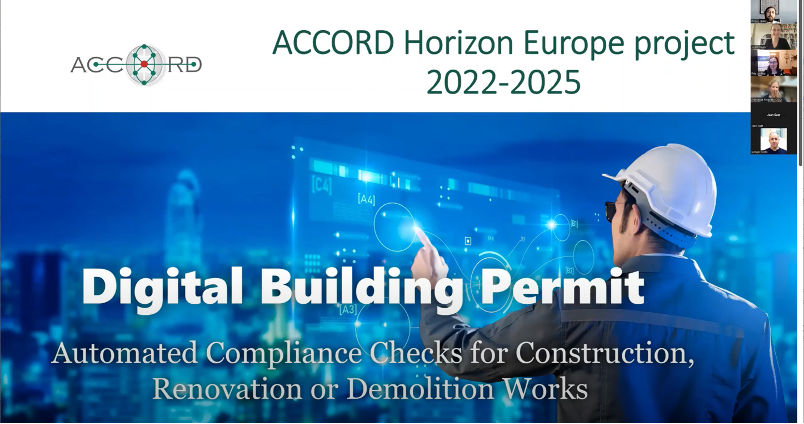 ACCORD at the European Network for Digital Building Permits – Eunet4DBP